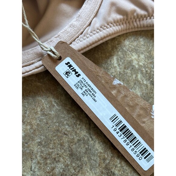 Skims Fits Everybody Unlined Demi Bra Mica 34C - Picture 7 of 7